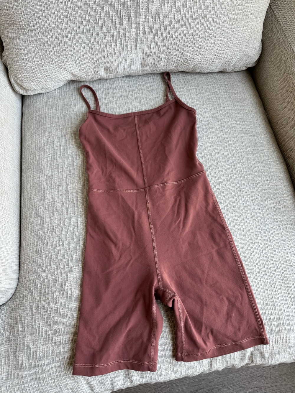 Wilfred Mauve Spaghetti-Strap Jumpsuit Romper
